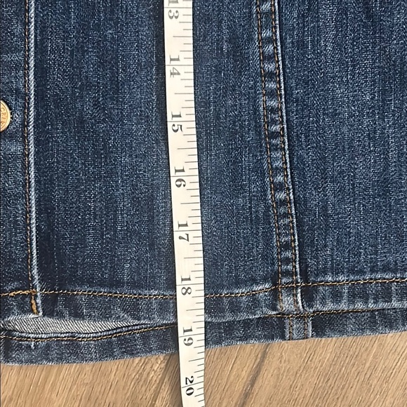 J. Crew Trademark Denim Blue A-Line Mini Skirt Size 30/10 - Picture 4 of 8